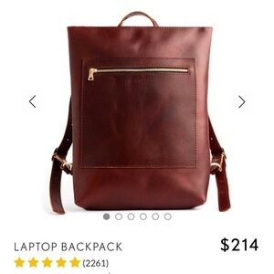 Portland Leather Rich Brown Backpack